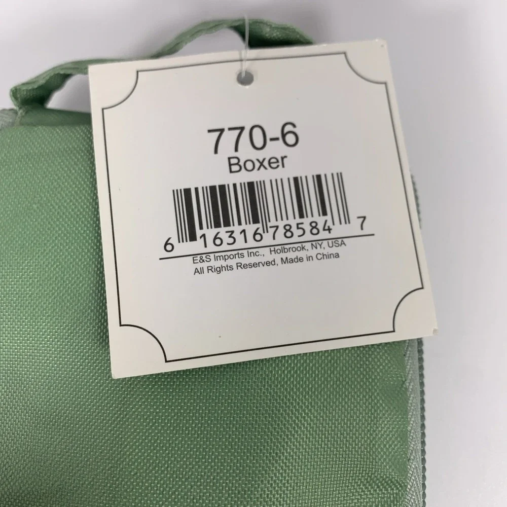 Pet Lover Totes BOXER DOG Zipper Tote Bag‎ Reusable Grocery 14x15 New Tag